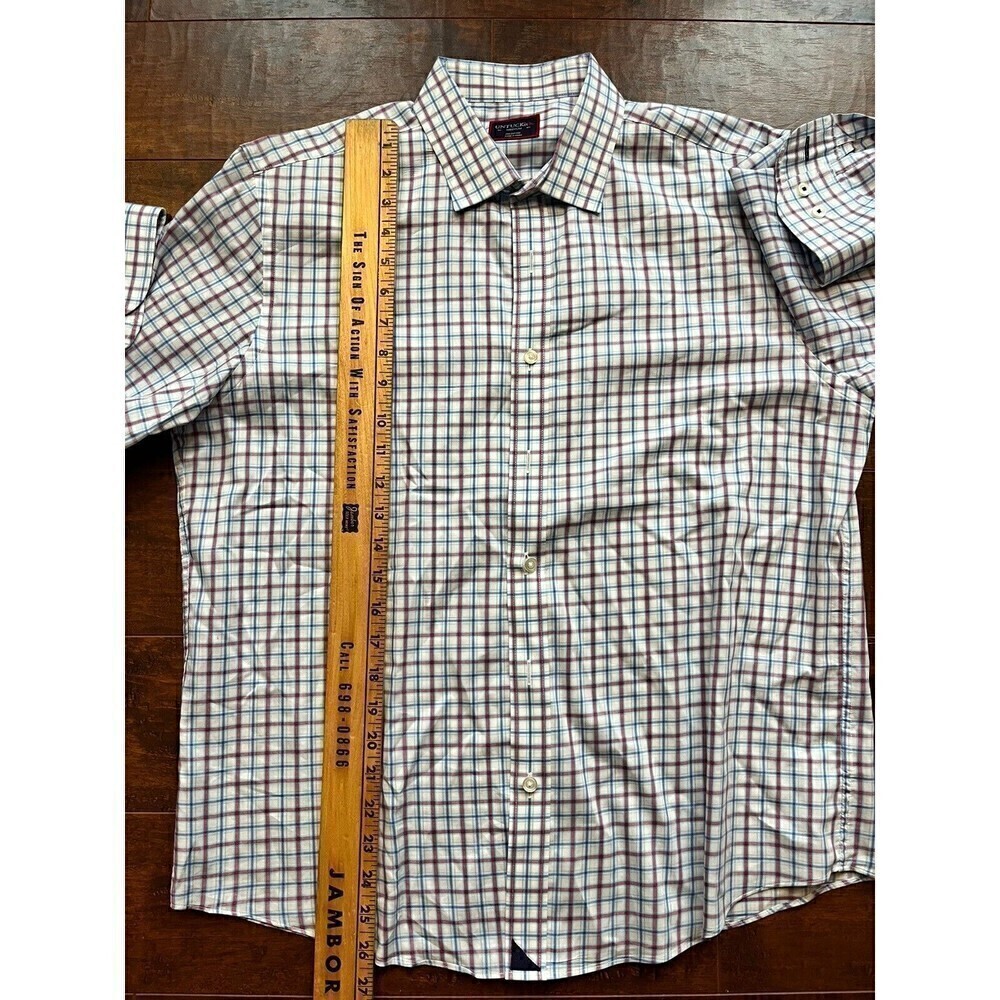 Untuckit Mens Buttons Down Casual Dress Shirt 100% Cotton Mens Size M - Picture 4 of 5